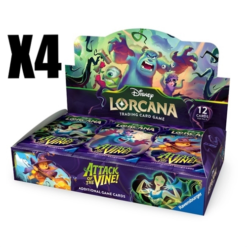 4x Attack of the Vine (Set 13) - Booster Box (Case) - Disney Lorcana